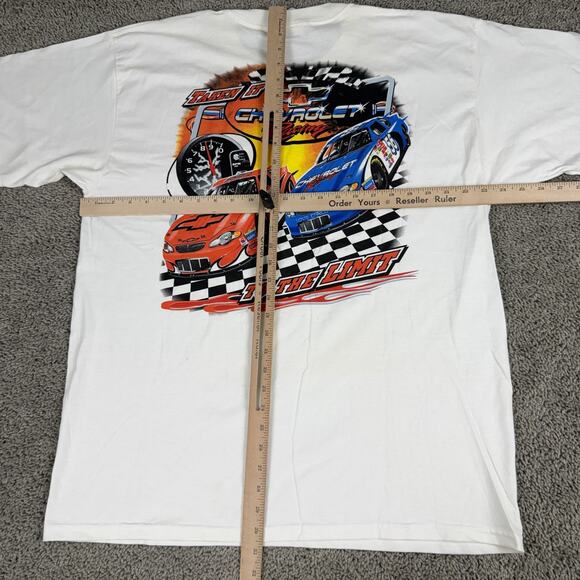 Chevrolet Racing Shirt Mens XL White Monte Carlo NASCAR Graphic Tee GM - Picture 6 of 15